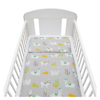2-piece bedding New Baby 90/120 cm llama grey