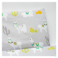 2-piece bedding New Baby 90/120 cm llama grey
