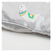 2-piece bedding New Baby 90/120 cm llama grey