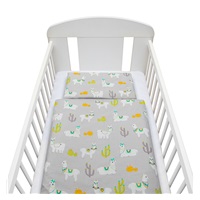 2-part bedding New Baby 100/135 cm llama grey
