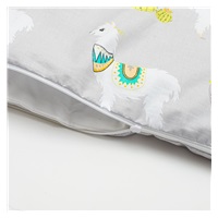 2-part bedding New Baby 100/135 cm llama grey