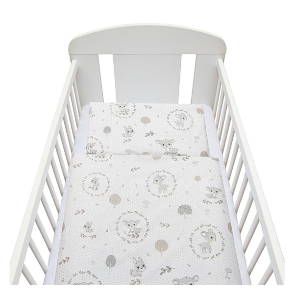 2-part bedding New Baby 100/135 cm Deer grey