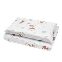 3-piece bedding New Baby 100/135 cm Deer mint