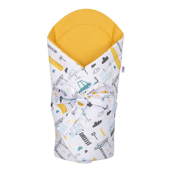 Wrap with coconut reinforcement and bow New Baby City mustard