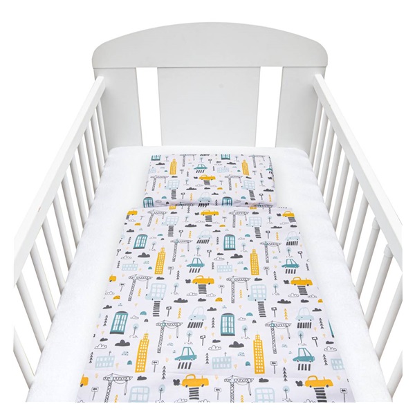 2-dílné ložní povlečení New Baby 90/120 cm Město