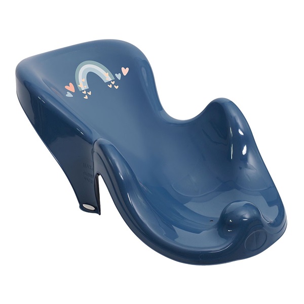Anti-slip bathing lounger METEO blue