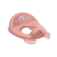Children's non-slip toilet seat METEO pink