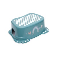 Children's non-slip bathroom step METEO turquoise