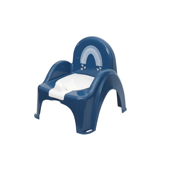Play potty with lid METEO blue