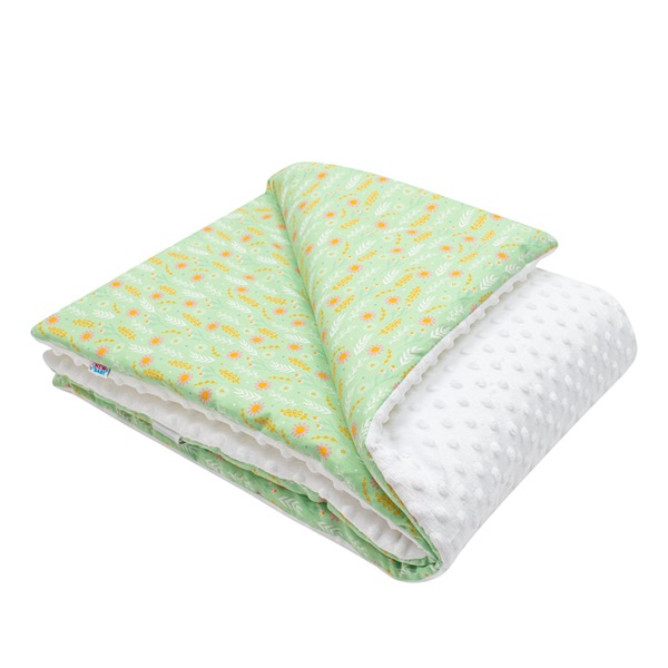 Baby blanket with filling New Baby Harmony green 70x100 cm