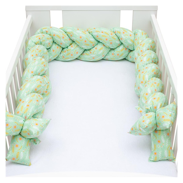 Protective crib mattress cover New Baby Harmony green