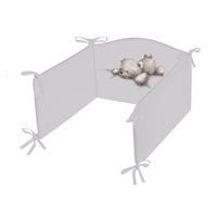 3-piece bedding Belisima Lazy Bear 90/120 grey