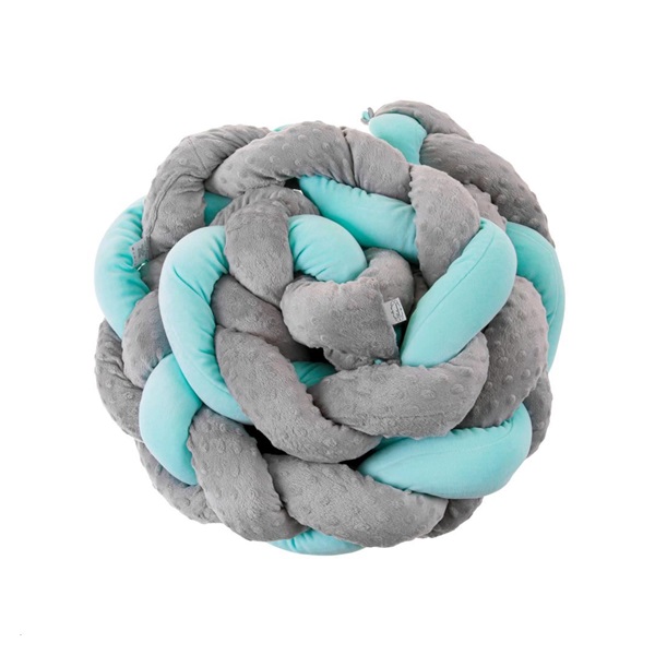 Crib Mantle Belisima grey mint 360 cm