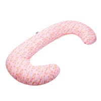 Univerzální kojící polštář ve tvaru C New Baby Harmony růžový