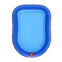 Family inflatable swimming pool with canopy Bestway Captain 213x155x132 cm