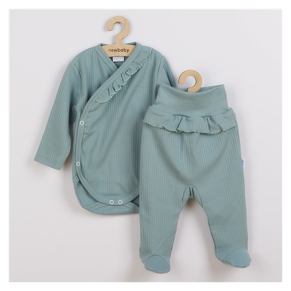 2-Piece Infant Set New Baby Stripes Ice Blue, size 62 (3-6m)