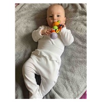 2-Piece Infant Set New Baby Stripes White, size 62 (3-6m)