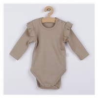 Baby bodysuit with long sleeves Nicol Ella beige, size 92 (18-24m)