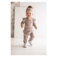 Baby bodysuit with long sleeves Nicol Ella beige, size 92 (18-24m)