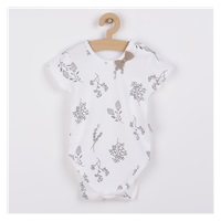 Baby Cotton Short Sleeve Body Nicol Ella White, size 92 (18-24m)