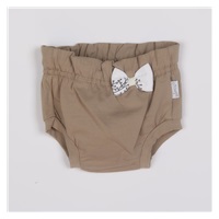 Baby cotton shorts-bloomers Nicol Ella beige, size 3-6 m