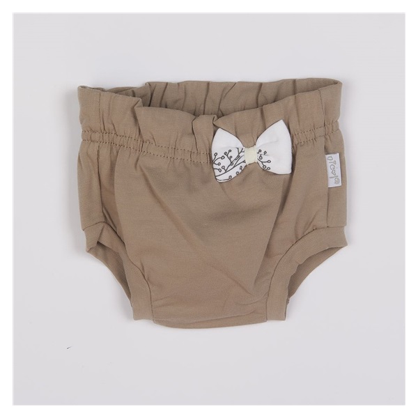 Baby cotton shorts-bloomers Nicol Ella beige, size 3-6 m