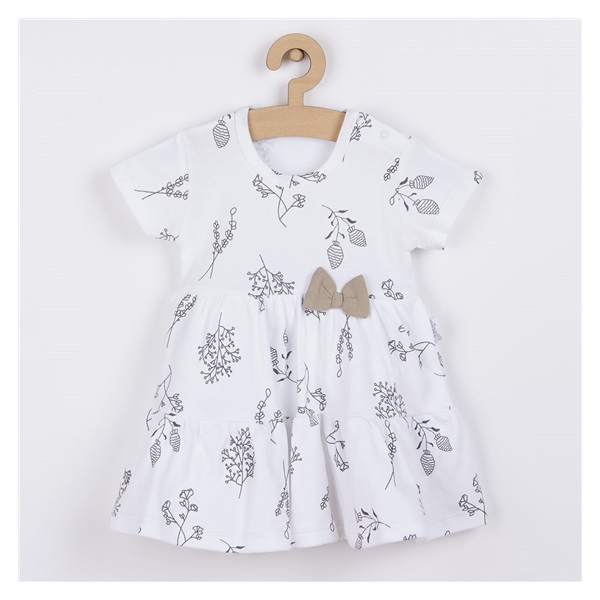 Baby dress-body Nicol Ella white, size 68 (4-6m)