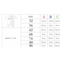 Baby cotton jumpsuit Nicol Max light, size 86 (12-18m)