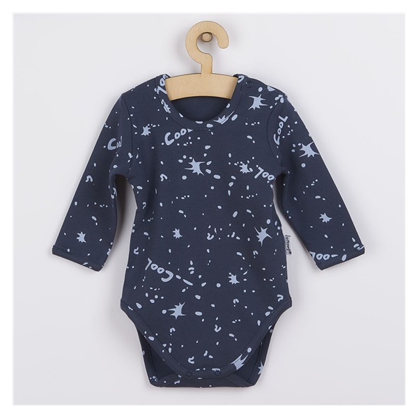 Baby body with long sleeves Nicol Max dark, size 68 (4-6m)