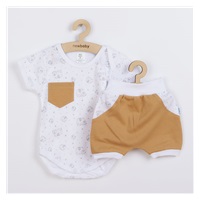 2-Piece Summer Cotton Set New Baby Perfect Summer Brown, size 74 (6-9m)