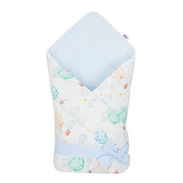 Reversible wrap New Baby 75x75 cm baloons