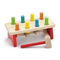 Wooden hammer for little ones Viga multicolor