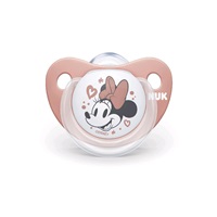 NUK Disney Mickey Minnie Trendline Soother 6-18m Red Box, size 6-18 m