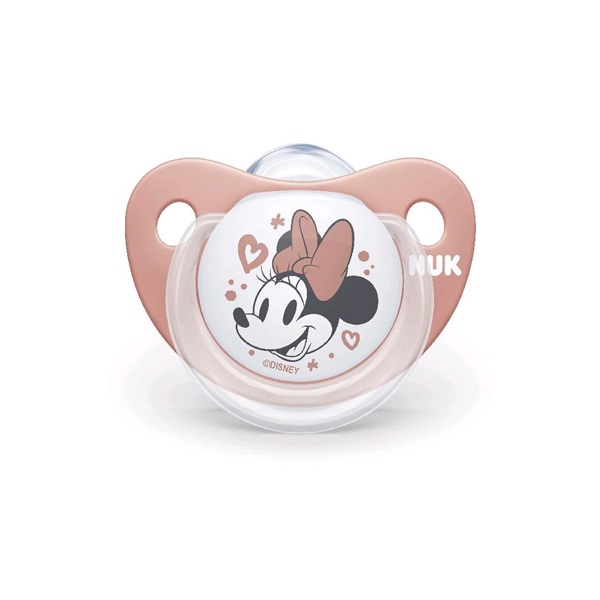 NUK Disney Mickey Minnie Trendline Soother 6-18m Red Box, size 6-18 m