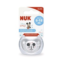 NUK Disney Mickey Minnie Trendline Soother 6-18m Red Box, size 6-18 m