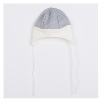 Baby cap New Baby The Best grey, size 56 (0-3m)