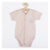 New Baby BrumBrum old pink cotton full-zip body, size 56 (0-3m)