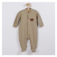 New Baby BrumBrum Latte Cotton Infant Jumpsuit, size 56 (0-3m)