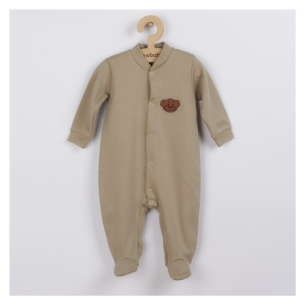 New Baby BrumBrum Latte Cotton Infant Jumpsuit, size 56 (0-3m)