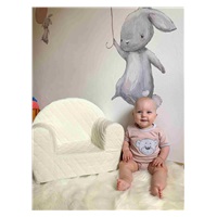New Baby BrumBrum Old Pink Grey Short Sleeve Cotton Baby Bodysuit, size 56 (0-3m)