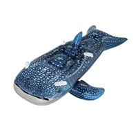 Inflatable whale for kids with handles Bestway 193x122 cm