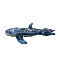 Inflatable whale for kids with handles Bestway 193x122 cm