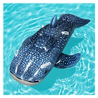 Inflatable whale for kids with handles Bestway 193x122 cm