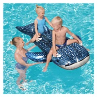 Inflatable whale for kids with handles Bestway 193x122 cm