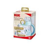NUK Nature Sense baby learning bottle with temperature control 150 ml blue