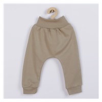 New Baby BrumBrum latte cotton baby sweatpants, size 80 (9-12m)