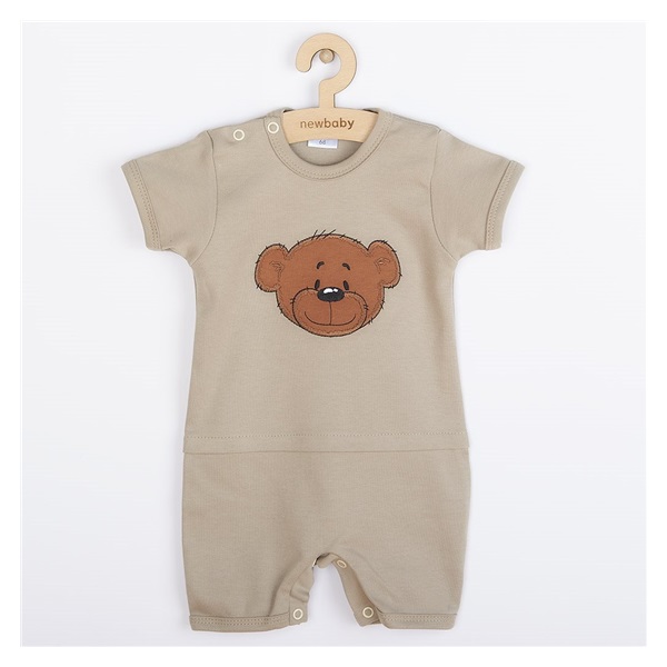Baby Summer Cotton Jumpsuit New Baby BrumBrum latte, size 62 (3-6m)