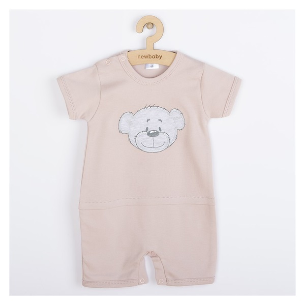 Baby Summer Cotton Jumpsuit New Baby BrumBrum old pink, size 68 (4-6m)