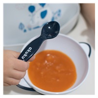 Adjustable silicone baby bib with pocket Akuku elephant white