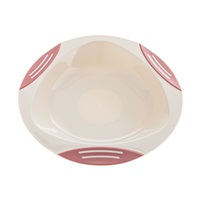 Baby plate with suction cup Akuku red